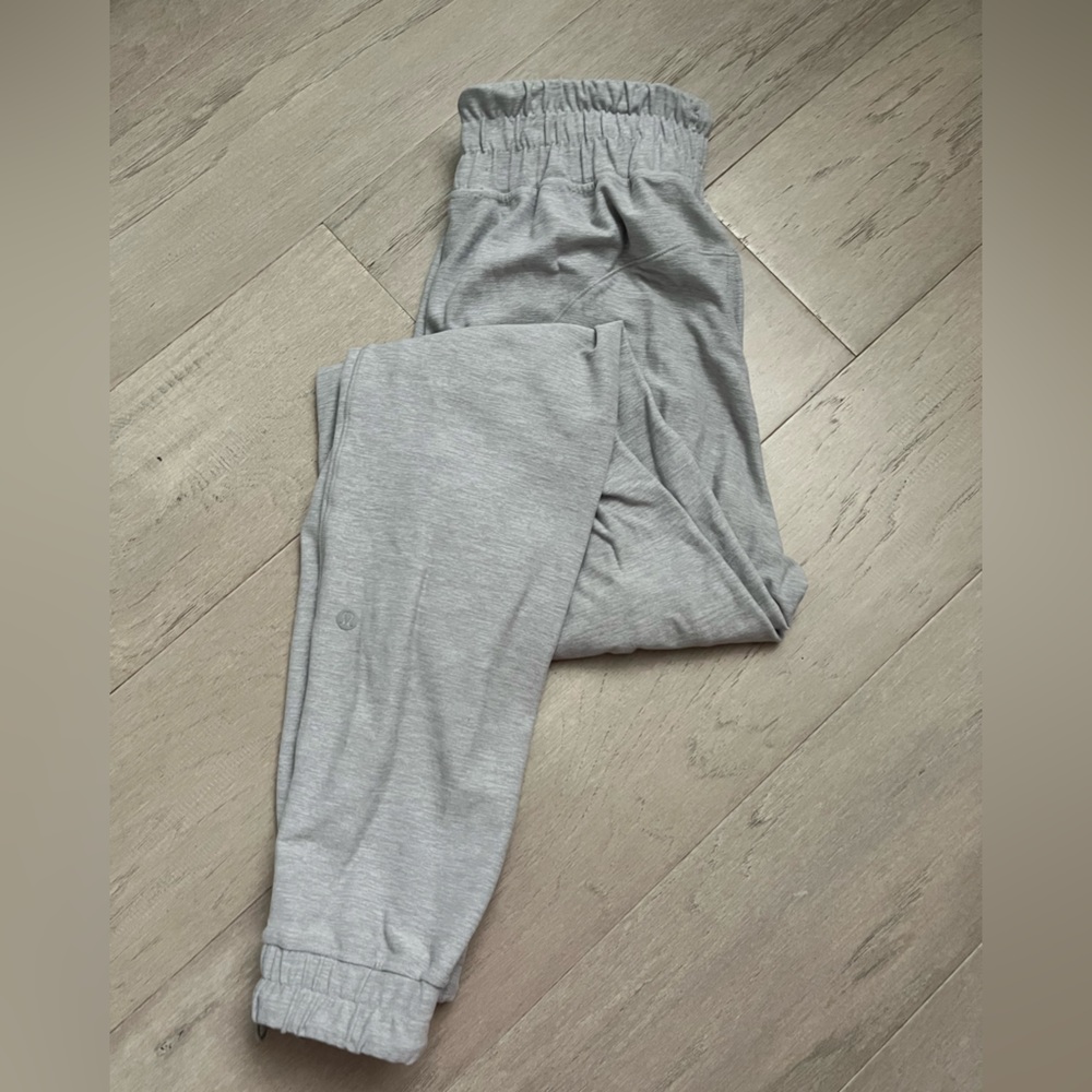 LULULEMON READY TO RULU JOGGER *CINCH HEATHERED SILVER DROP
